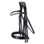 Schockemohle Brindisi Double Bridle - Black'Grey/Slver