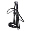 Schockemohle Milazzo Double Bridle - Black/Patent/Grey
