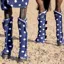 Supreme Products Dotty Fleece Boots in Navy
