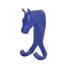 Perry Equestrian Horse Head Double Stable/Wall Hook in Blue