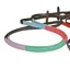 JHL Rubber Pony Training Reins in Blue/Pink/Green/Lilac