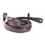 KM Elite Pro Grip Eventer Reins w/Stoppers in Havana