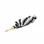 KM Elite Superfine Cotton Lead Rope in Black/Grey/White