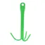 Perry Equestrian Three Prong Tack Hook in Green