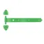 Perry Equestrian Heavy Reversible Hinges in Green