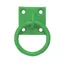 Perry Equestrian Chain Ring on Plate in Green