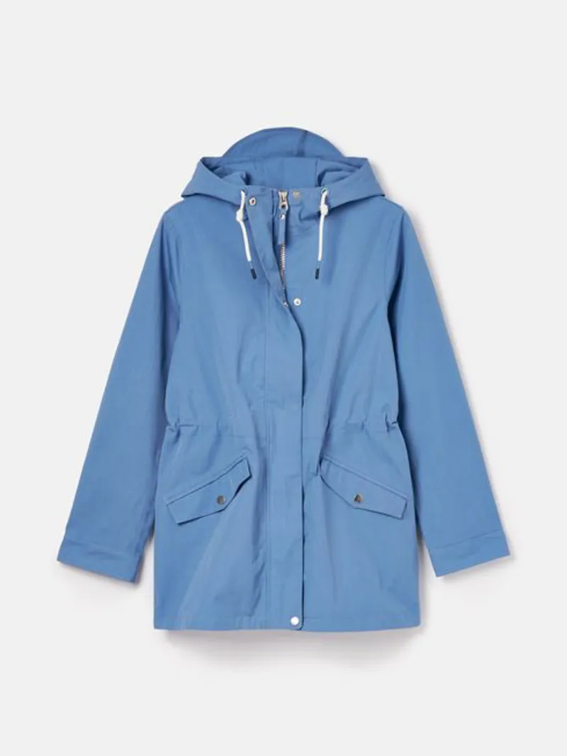 Joules Portwell Blue Waterproof Raincoat