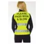Hy Viz Please Pass Wide and Slow Waistcoat in Yellow/Black