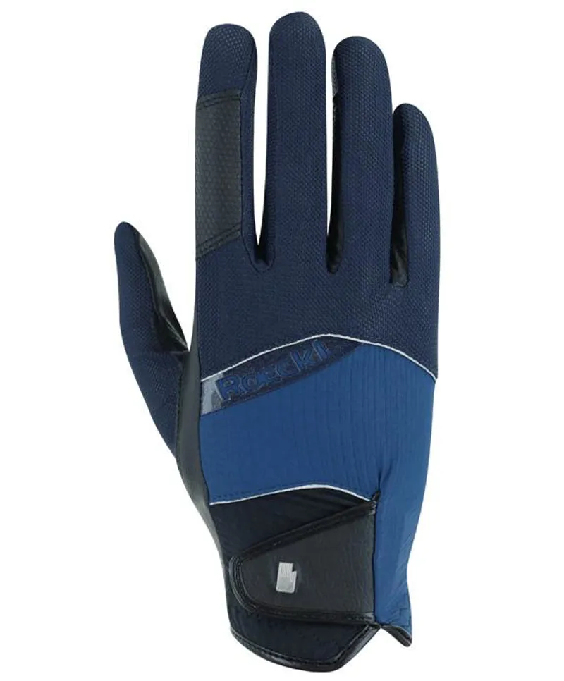 Roeckl Millero Riding Gloves Navy Night