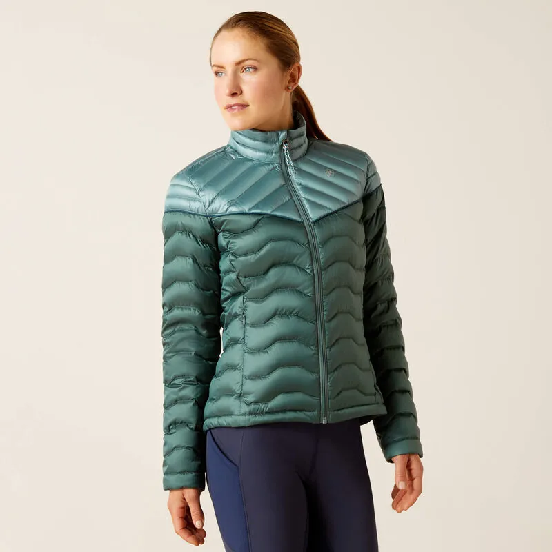 Ariat Women's Ideal Down Jacket - Iridescent Arctic/Silver Pine