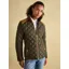 Joules Braemar Luxe Khaki Green Showerproof Diamond Quilted Coat
