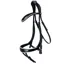 Schockemohle Equitus Beta Anatomical Bridle Black-White-Silver