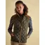 Joules Braemar Luxe Khaki Green Showerproof Diamond Quilted Gilet