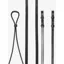LeMieux Hunter Half Lined Curb Rein - Black/Silver