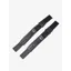 LeMieux Leather Junior Garter Straps - Black