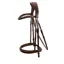 Schockemohle Montreal Select Padded Bridle Espresso-Cream-Silver