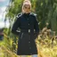 Coldstream Branxton Long Quilted Coat - Black