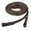Schockemohle Leather Inside Grip Bridle Reins Brown-Silver