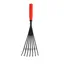 Red Gorilla Big Tidee Plastic Rake - Red