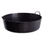 Red Gorilla Large Shallow Gorilla Tub 35L - Black