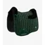 Premier Equine Atlantis CC Satin Wool Dressage Square Olive/Black Wool