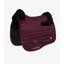 Premier Equine Atlantis CC Satin Wool Dressage Square Wine/Black Wool