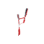Hy Sport Active Head Collar and Lead Rope in Rosette Red