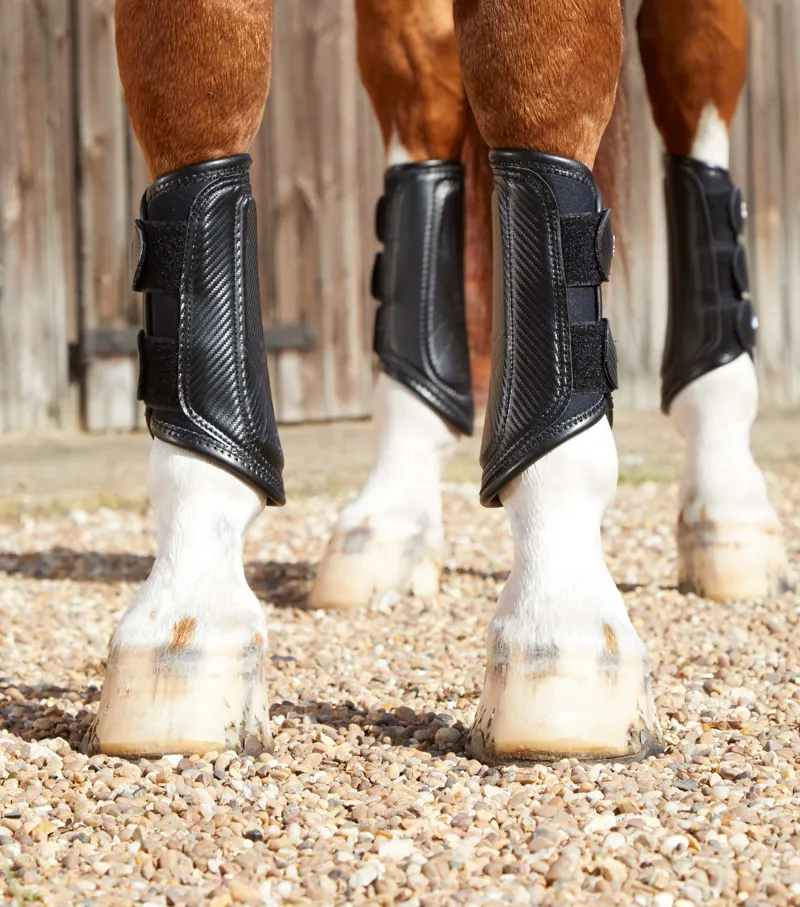 Horse brushing boots clearance