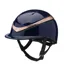 Charles Owen Halo Hat  Navy Gloss / Rose Gold