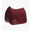 Premier Equine Close Contact Cotton Dressage Saddle Pad Burgundy