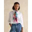Joules Bloomfield Square Silk Scarf - Multi Floral