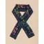 Joules Highgrove Navy Skinny Printed Scarf