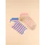 Joules Rilla Blue/Pink Pack of Two Trainer Socks