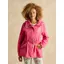 Joules Holt Pink Packable Waterproof Raincoat with Hood