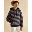 Joules Milbourne Navy Tan Stripe Hoodie