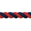 JHL Cotton 2m Lead Rope in Red/Navy