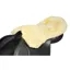 KM Elite Lambswool Seat Saver in White