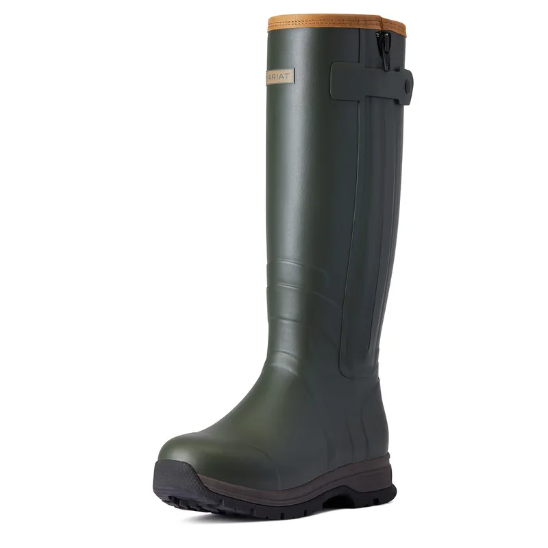 Ariat Women's Burford Insulated Zip Rubber Boot Olive