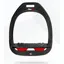 Flex-On Green Composite Stirrups - Black IUG Black/Red