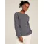 Joules Harbour Long Sleeve Top Navy/ Cream