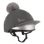 LeMieux Pom Hat Silk Slate Grey