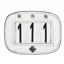 LeMieux Saddle Number Holder Square White Diamante