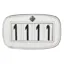 LeMieux Saddle Number Holder Square White Plain 4 Slot