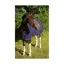 Cameo Fleece Rug - Navy-Burgundy