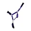 Cameo Elite Headcollar and Rope - Purple-Navy - Cob