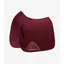 Premier Equine Plain Cotton Saddle Pad - Dressage Square Burgundy