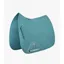 Premier Equine Plain Cotton Saddle Pad - Dressage Square Turquoise