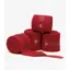 Premier Equine Horse Polo Fleece Bandages Red