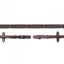 Schockemohle Durasoft Reins Dark Brown-Silver
