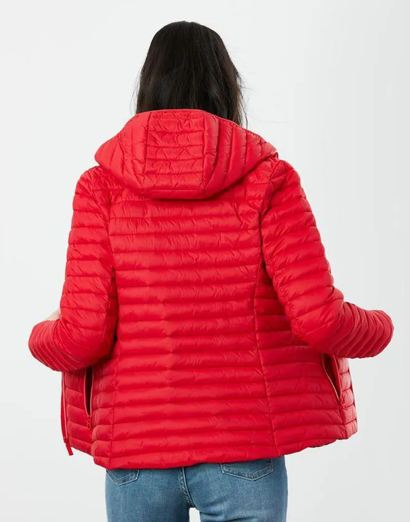 Joules red puffer jacket outlet